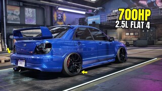 Need for Speed Heat Gameplay - 700HP SUBARU IMPREZA WRX STI Customization | Max Build