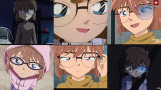 Famous scenes of Conan, Conan and Ai wearing glasses in various occasions!!