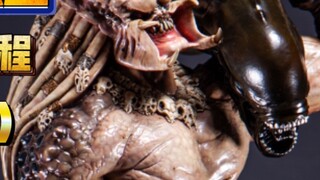 [Tutorial pengecatan ulang lonceng kematian] Lukisan sosok Predator yang membawa kepala Narin (tenga