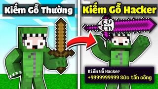 Minecraft Bedwars, Nhưng Tất Cả Mọi Thứ Trở Thành Vũ Khí Hacker *KHANGG Bí Mật Troll Noob Team