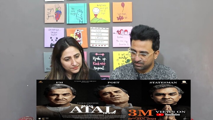 Pak Reacts Main ATAL Hoon - Trailer | Pankaj Tripathi | Ravi Jadhav | Vinod Bhanushali | 19 Jan 2024