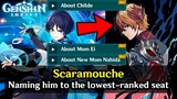 Scaramouche (Wanderer) Talks About Childe, Archons, and Kazuha - Genshin Impact