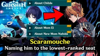 Scaramouche (Wanderer) Talks About Childe, Archons, and Kazuha - Genshin Impact