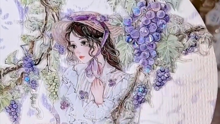 ASMR - purple grape girl💜