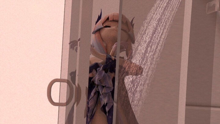[原神.MMD] 心海沐浴~~