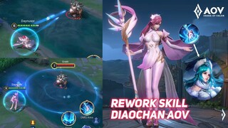 AOV New Update DiaoChan Rework Skill | Garena AOV / RoV / LiênQuân / 傳說對決 - Arena of Valor