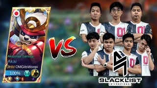 WOOPI VS BLACKLIST INTERNATIONAL SQUAD! | WHO WILL WIN?! | MLBB