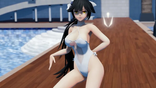 MMD AzuleneHot Summer เวอร์ชั่นชุดว่ายน้ำเกาสง