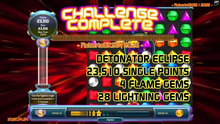 Bejeweled Twist - Detonator Eclipse (23,510 Single Points)
