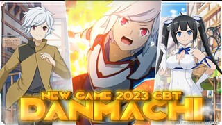 (NEW GAME) DANMACHI BATTLE CHRONICLE 2023 CBT SIGN IN & MORE GAMEPLAY