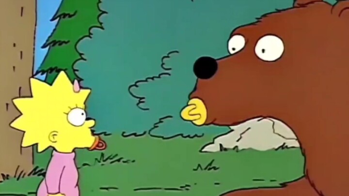 Maggie and the Brown Bear #The Simpsons #Maggie