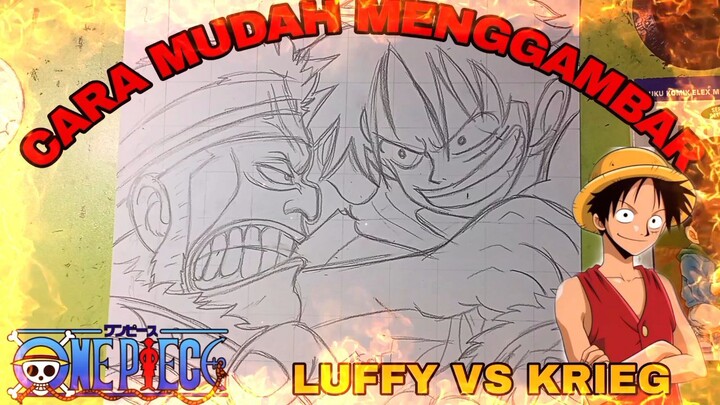 cara yg sangat mudah menggambar anime one piece