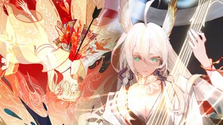 [ Onmyoji ][Shiranui × Kinnara] Koi copy | Cahaya api menelusuri wajah menghabiskan waktu