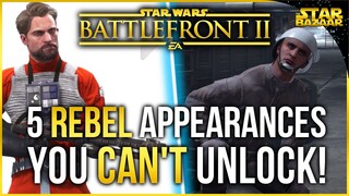 5 Rebel Skins In Battlefront 2 You CAN'T Unlock | Star Wars Battlefront 2