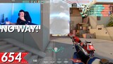 Tarik Couldn't Believe This Guy Won This 1v5 | Most Watched VALORANT Clips Today V654