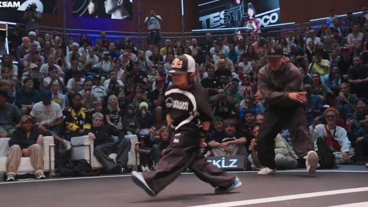 中国7岁Bgirl Coco参加国际街舞大赛 ~ Groove Session 2024 2vs2 TOP16