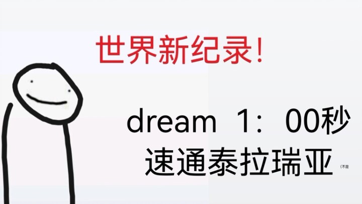 dream 1：00秒速通泰拉瑞亚！（