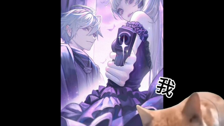 Cat meme documents a freelance commission.