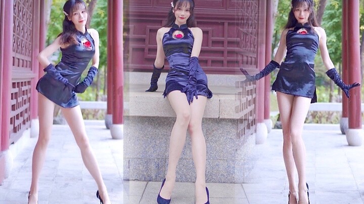 [จอแนวตั้ง] ชุดเต้นเชิงซัมย้อนยุคสไตล์ฮ่องกง