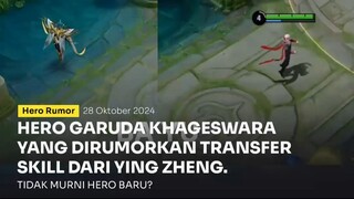 Garuda Khageswara rumorkan transfer skill dari Ying Zheng