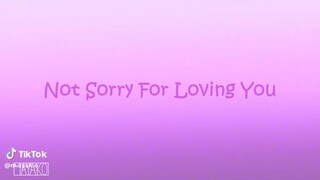 Not sorry for loving you [Epic the musical]