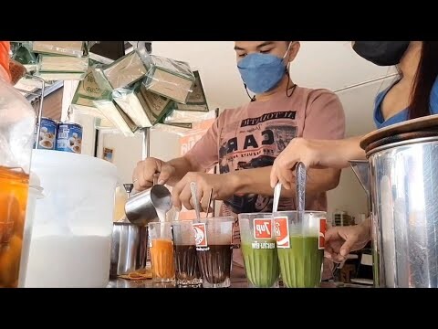 เนสกาแฟ2 โอวัลติน2 ชาดำมะนาว1 :ลูกค้ามาพร้อมฝน