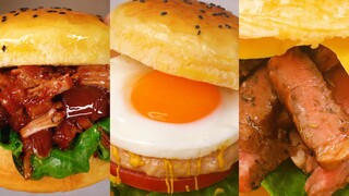 Koleksi burger rumahan, semuanya dari Meika!