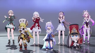 星穹铁道七个小可爱叮叮当当舞