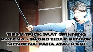 TIPS & TRICK SAAT SPINNING SWORD TIDAK PENTOK MENGENAI KAKI ATAU PAHA #JPOPENT