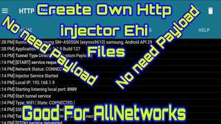 Create own httpinjector ehifiles 2020