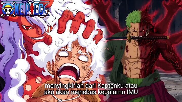 ONE PIECE TERBARU - 2 DEWA & IBLIS ZORO SEMAKIN MENGERIKAN! IMU KAGET ZORO MENYERAP PEDANG GRAM