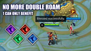 NO MORE DOUBLE ROAM WITH NEW ROAM BOOTS | MOBILE LEGENDS