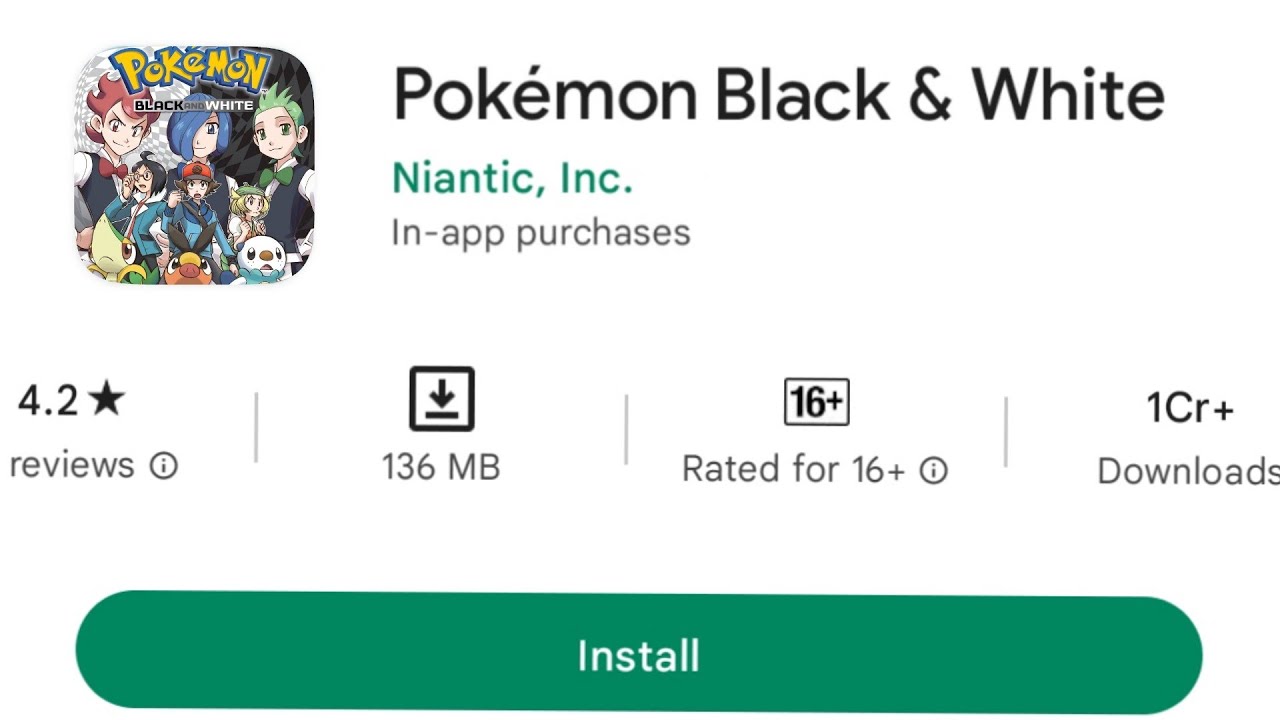 Pokémon Black and White' apps detailed