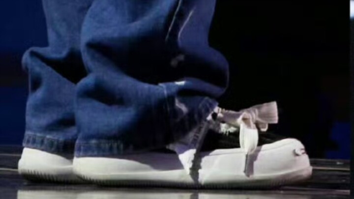 Zhou Shen at 18 vs. His Shoes Before Age 31: Super Conformist; Now: Cutesy and Adorable