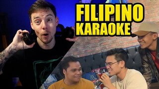 Filipino Karaoke Reaction | Garrett Bolden, Josh Adornado, Jong Madaliday - Lay Me Down