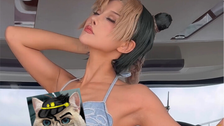 Skinny old man, I'll help you train your biceps [Kujo Jolyne]