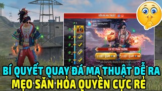 Free Fire || Mẹo Săn "Tay Đấm Hỏa Quyền" Cực Rẻ - Bí Quyết Quay Viên Đá Ma Thuật Xanh Dễ Ra Nhất