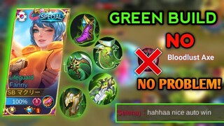 FANNY GREEN BUILD | Challenge Accepted | AUTO WIN?| MLBB