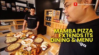 Mamba Pizza extends dining and menu