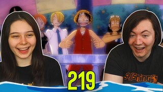 GOODBYE LONG RING LONG LAND! 👒 One Piece Ep 219 REACTION & REVIEW