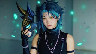 [Vũ điệu Jingyao Nuo] CH4NGE nhảy vũ điệu mandrill riêng của vị thần bất tử ba mắt và ngũ sắc cao 1,