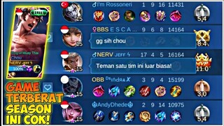 Game Terberat di Season ini cok!  Sumpah ga nyangka bisa COMEBACK🔥 17Kills, Immune, Freestyle! MLBB