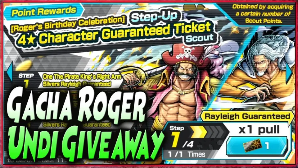 Beli Akun 4500rd Demi Gol D Roger Ex Kaido Undi Giveaway One Piece Bounty Rush Bilibili