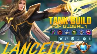 LANCELOT TANK !! LANGSUNG BANJIR MVP! NEW BUILD DAN EMBLEM WORK 2024!! NEW META LANCELOT TANK❓