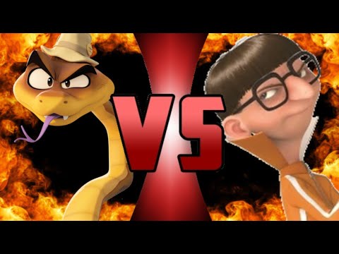 Mr Snake vs Vector | Despicable Me vs The Bad Guys - Bilibili