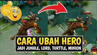 CARA MERUBAH HERO MENJADI JUNGLE LORD MONSTER MOBILE LEGEND TERBARU TANPA DIAMOND SEPERTI BUG