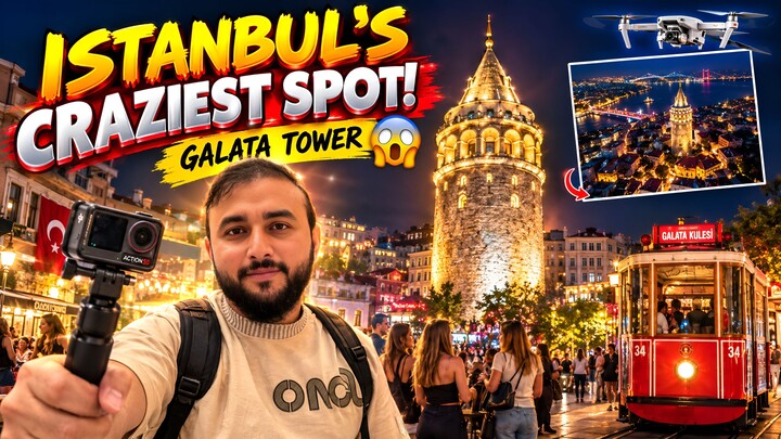 The View I’ll NEVER Forget! 😱🔥 ISTANBUL’S MOST FAMOUS TOWER! 😱🇹🇷