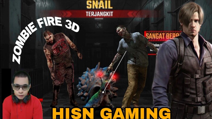 ada siput  zombie, game zombie fire 3D