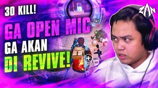 30 Kill, Random Gak Open Mic Ga Bakal Gw Rivev | PUBG Mobile Indonesia