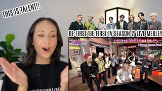 ハラミちゃんコラボ Bで始まる曲メドレー from BE:FIRST TV Season2 REACTION (JAP SUBS)